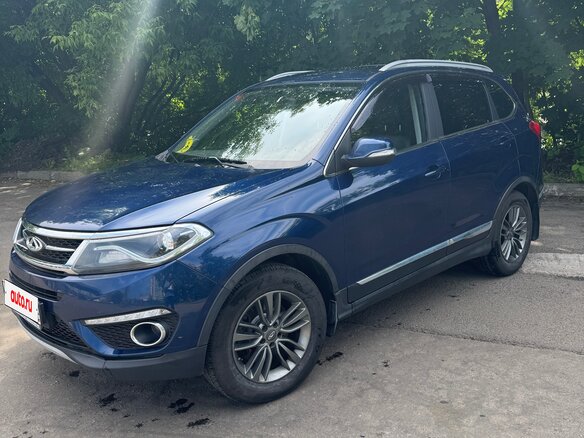 2018 Chery Tiggo 5 I Рестайлинг, синий, 1200000 рублей - вид 2