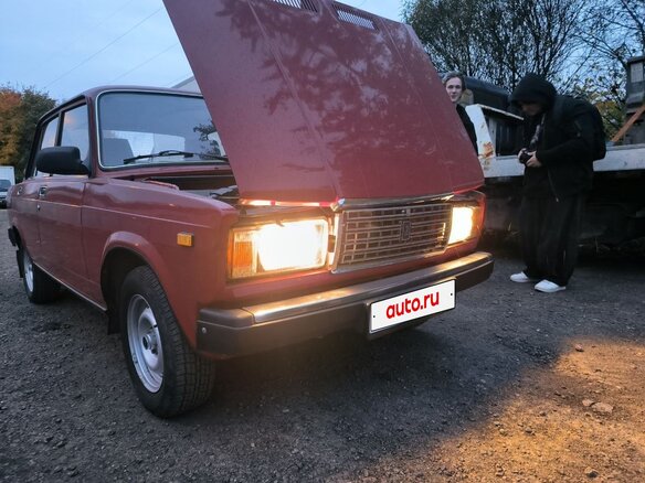 1997 Lada (ВАЗ) 2107, красный, 500000 рублей - вид 3