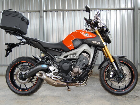2014 Yamaha MT-09 (FZ-09), оранжевый, 670000 рублей - вид 6