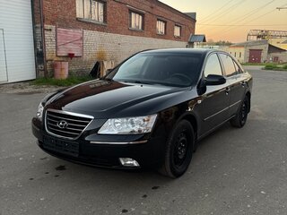 2008 Hyundai Sonata V (NF) Рестайлинг, чёрный, 630000 рублей, вид 1