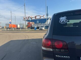 2007 Volkswagen Touareg I Рестайлинг, серый, 1200000 рублей, вид 4