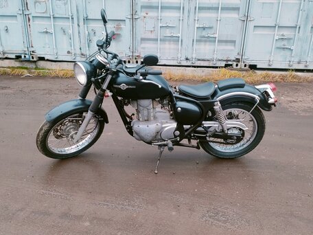2000 Kawasaki BJ250 Estrella, чёрный, 229000 рублей, вид 2