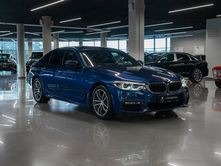2018 BMW 5 серии 530d xDrive VII (G30/G31/G38), синий, 4370000 рублей, вид 2