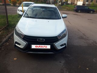 2019 Lada (ВАЗ) Vesta SW Cross I, белый, 1250000 рублей, вид 5