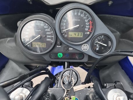 2003 Yamaha FZS600 Fazer, синий, 350000 рублей, вид 4