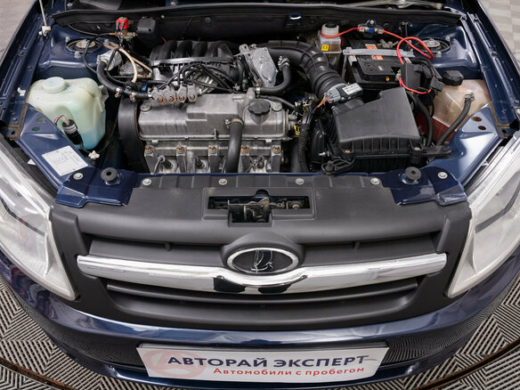2013 Lada (ВАЗ) Granta I, синий, 420000 рублей - вид 20