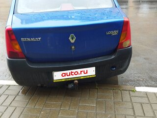 2008 Renault Logan I, синий, 499000 рублей, вид 3