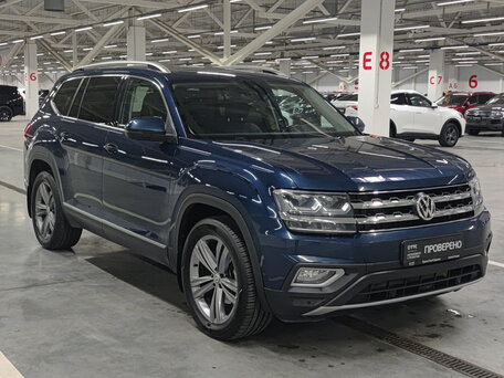 2019 Volkswagen Teramont I, синий, 3350000 рублей, вид 3
