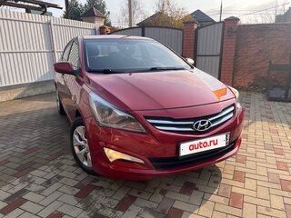 2015 Hyundai Solaris I Рестайлинг, красный, 770000 рублей, вид 2