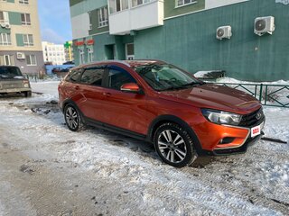 2017 Lada (ВАЗ) Vesta SW I, оранжевый, 999999 рублей, вид 3