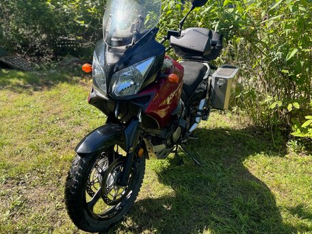 2006 Suzuki V-Strom 1000, красный, 500000 рублей, вид 1