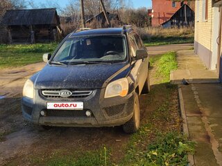 2009 Kia Sportage II Рестайлинг, чёрный, 550000 рублей, вид 1