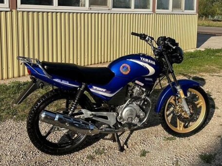 2008 Yamaha YBR125, синий, 80000 рублей, вид 1