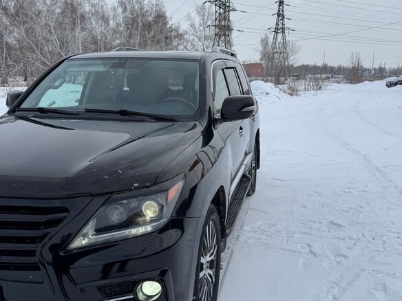 2013 Lexus LX 570 III Рестайлинг, чёрный, 3850000 рублей - вид 1