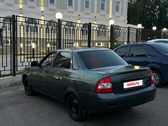2008 Lada (ВАЗ) Priora I, зелёный, 180000 рублей - вид 5
