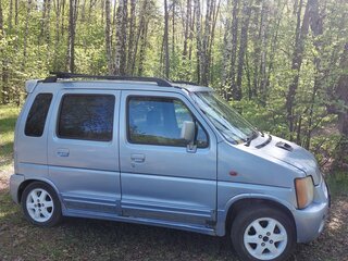 1997 Suzuki Wagon R Wide I, синий, 300000 рублей, вид 3