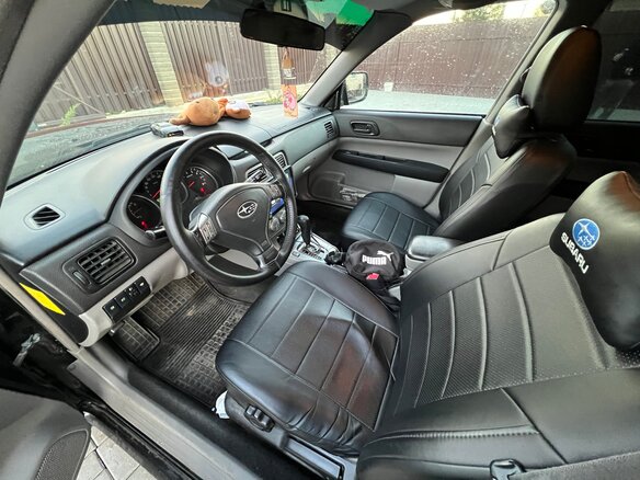 2007 Subaru Forester II Рестайлинг, чёрный, 888000 рублей - вид 6