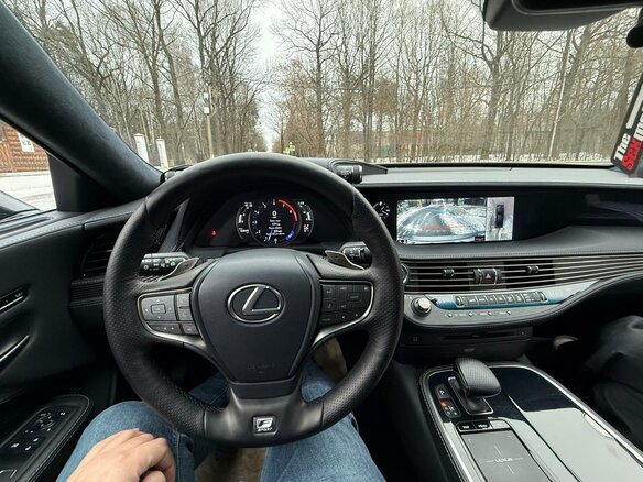 2018 Lexus LS 500 V, серый, 4900000 рублей - вид 16