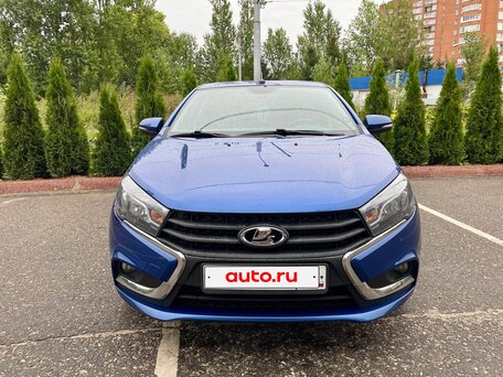 2021 Lada (ВАЗ) Vesta I, синий, 1220000 рублей, вид 3