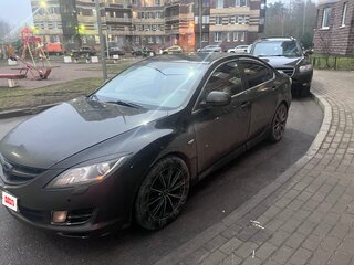 2008 Mazda 6 II (GH), чёрный, 470000 рублей, вид 1