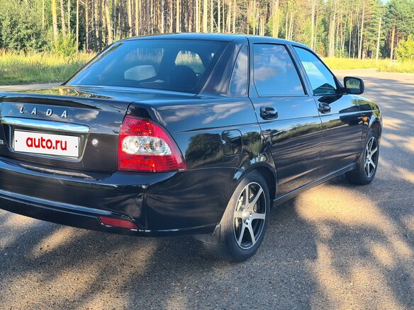 2018 Lada (ВАЗ) Priora I Рестайлинг, чёрный, 650000 рублей - вид 3
