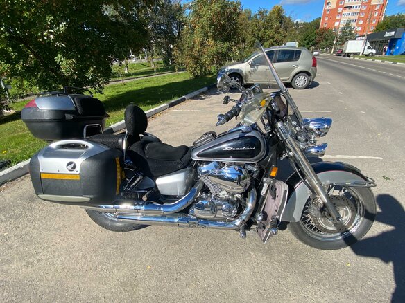 2008 Honda Shadow 750, серебристый, 500000 рублей - вид 17