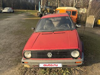 1991 Volkswagen Golf KAT II, красный, 125000 рублей, вид 2