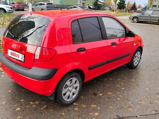 2007 Hyundai Getz I Рестайлинг, красный, 420000 рублей, вид 5