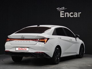 2022 Hyundai Avante VII, белый, 1690000 рублей, вид 4