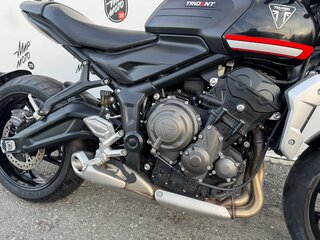 2021 Triumph Trident 660, чёрный, 780000 рублей, вид 5