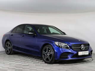 2020 Mercedes-Benz C-Класс 180 IV (W205) Рестайлинг, синий, 2484000 рублей, вид 3