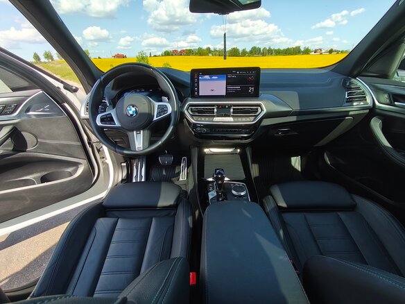 2022 BMW X3 30i xDrive III (G01) Рестайлинг, белый, 3550000 рублей - вид 13