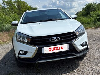 2019 Lada (ВАЗ) Vesta SW Cross I, белый, 1150000 рублей, вид 2
