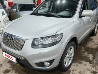2011 Hyundai Santa Fe II Рестайлинг, серебристый, 1260000 рублей, вид 1