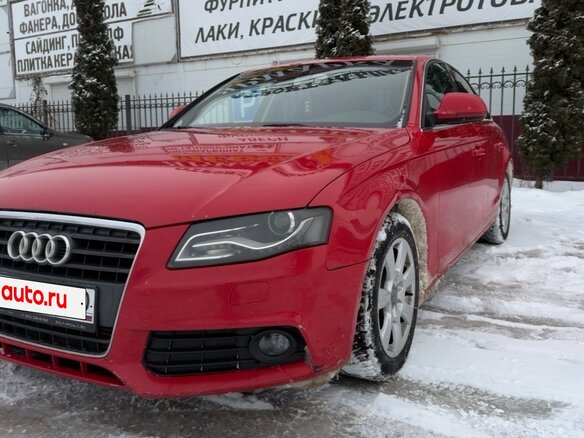 2009 Audi A4 IV (B8), красный, 740000 рублей - вид 2