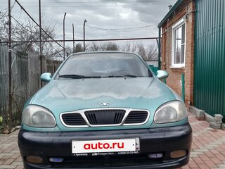 1998 Daewoo Lanos, зелёный, 191000 рублей, вид 2