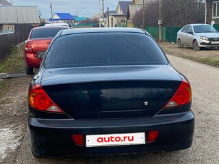 2006 Kia Spectra I Рестайлинг 2, чёрный, 330000 рублей, вид 4