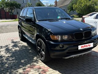 2002 BMW X5 3.0i I (E53), чёрный, 850000 рублей, вид 4