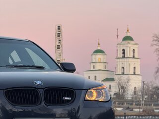 2008 BMW 5 серии 525d V (E60/E61) Рестайлинг, синий, 1500000 рублей, вид 3