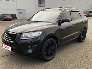 2011 Hyundai Santa Fe II Рестайлинг, чёрный, 980000 рублей, вид 1