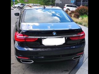 2016 BMW 7 серии Long 730Ld xDrive VI (G11/G12), чёрный, 3091593 рублей, вид 1
