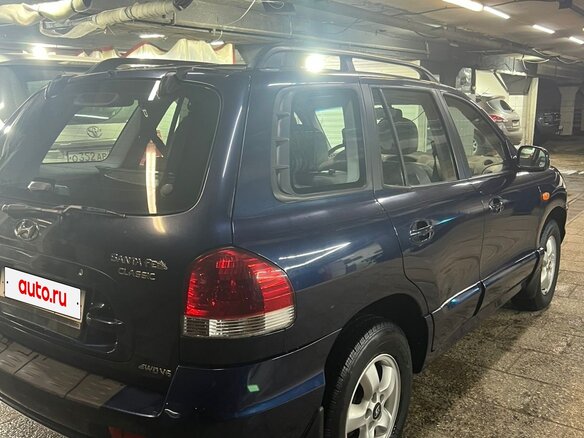 2007 Hyundai Santa Fe Classic Classic, синий, 1100000 рублей - вид 9