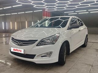 2014 Hyundai Solaris I Рестайлинг, белый, 490000 рублей, вид 2