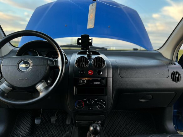 2007 Chevrolet Aveo I, синий, 430000 рублей - вид 30