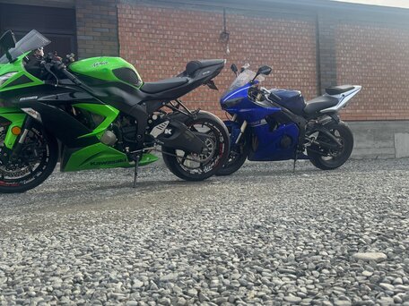 2005 Yamaha YZF-R6, синий, 400000 рублей, вид 4