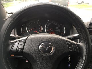 2006 Mazda 6 I (GG) Рестайлинг, синий, 250000 рублей, вид 2