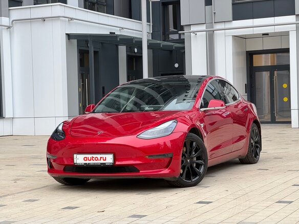 2020 Tesla Model 3 Long Range I, красный, 3990000 рублей - вид 2