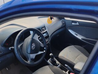 2012 Hyundai Solaris I, синий, 570000 рублей, вид 4