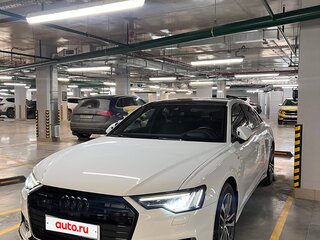 2019 Audi A6 45 TDI V (C8), белый, 4650000 рублей, вид 3