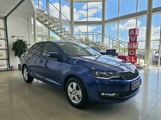 2019 Skoda Rapid I Рестайлинг, синий, 1699000 рублей, вид 5